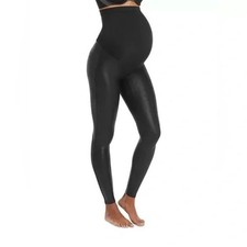 Spanx Black Mama Faux Leather