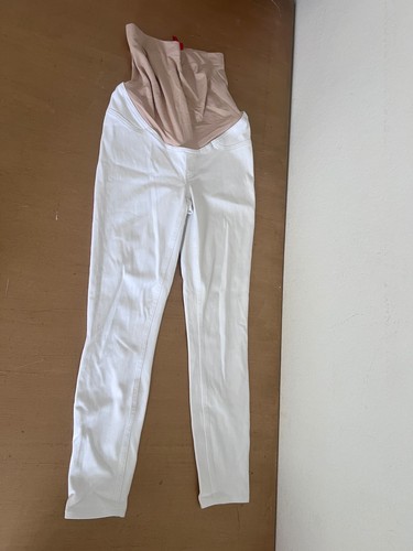 Spanx white maternity leggings - white,